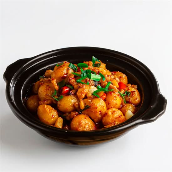 回锅小土豆 Twice-Cooked Baby Potatoes
